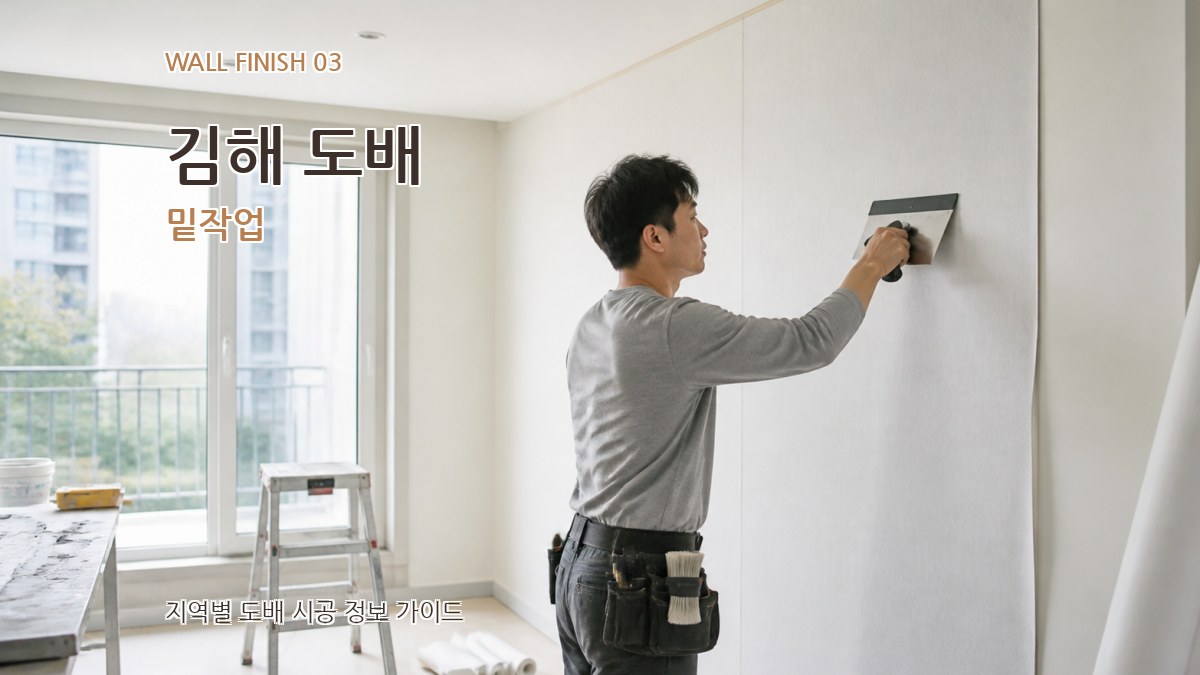 김해 도배 밑작업