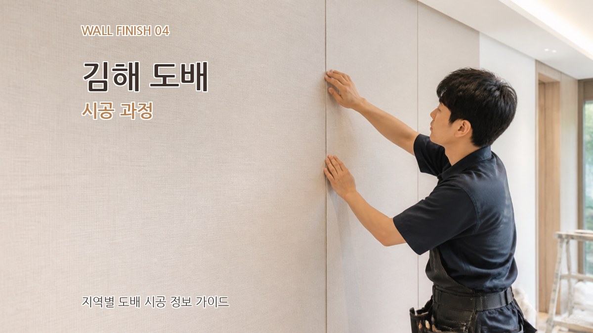김해 도배 시공 과정