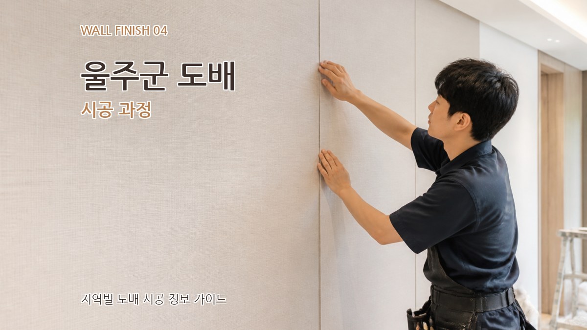 울주군 도배 시공 과정