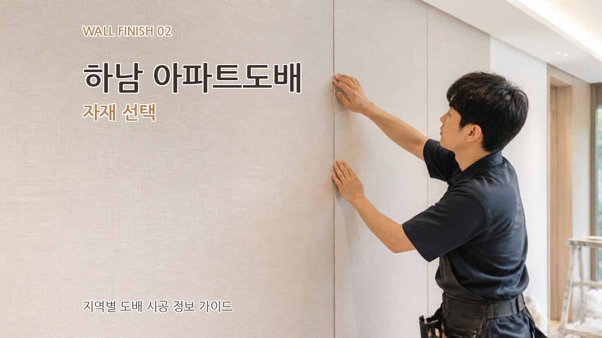 하남 아파트도배 자재 선택