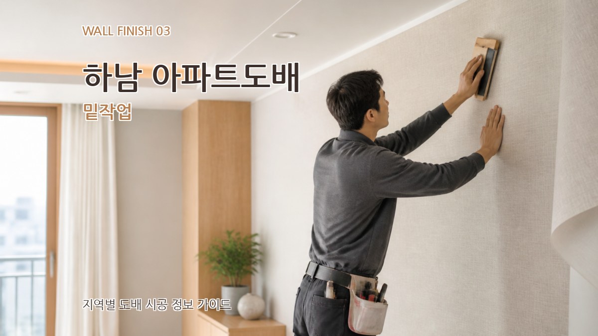 하남 아파트도배 밑작업