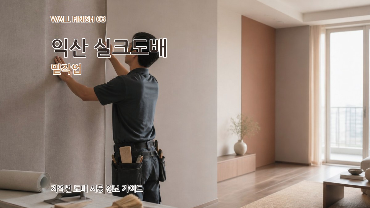익산 실크도배 밑작업