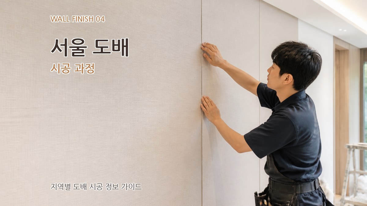 서울 도배 시공 과정