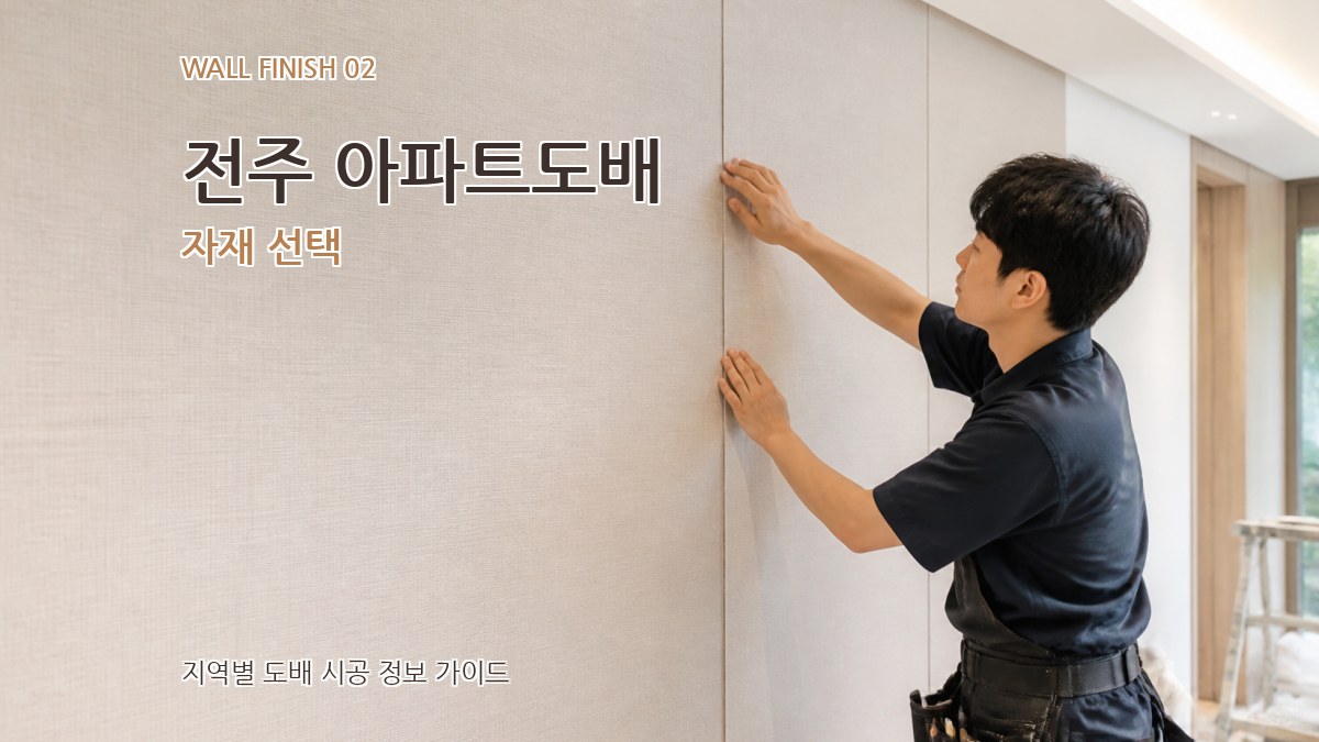 전주 아파트도배 자재 선택