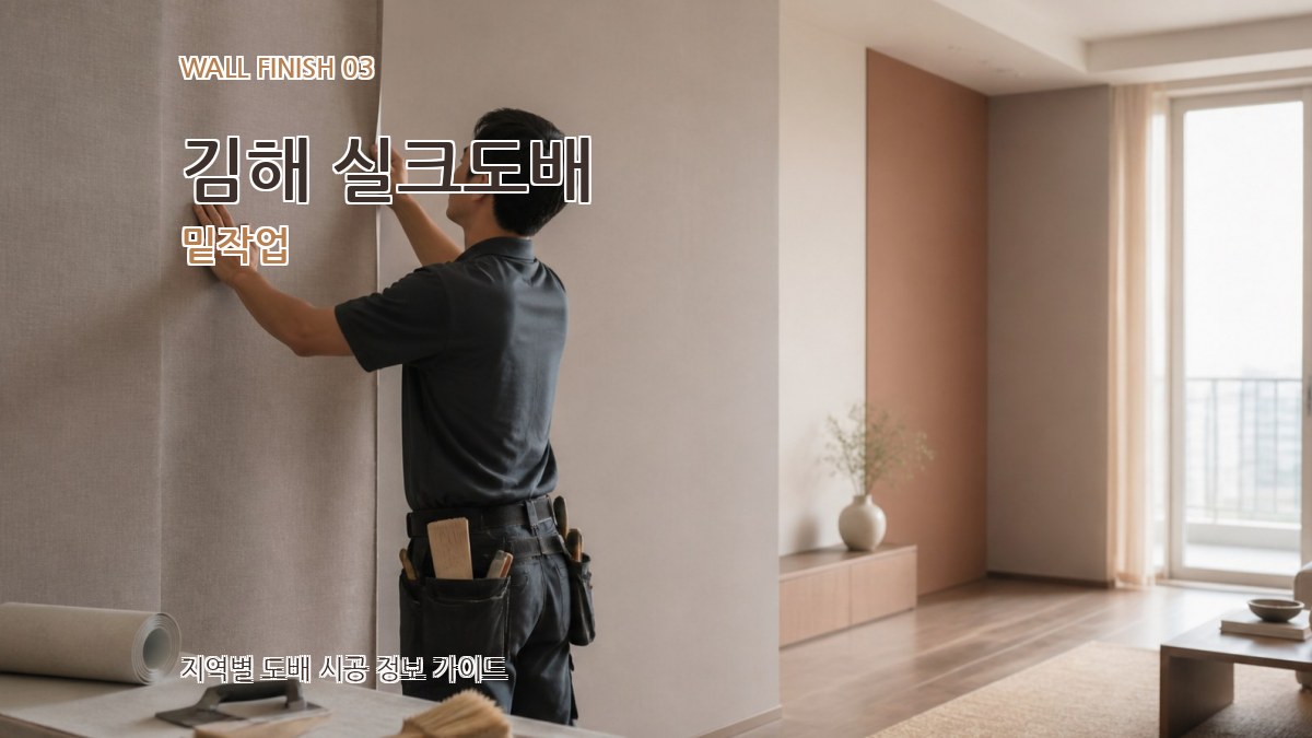 김해 실크도배 밑작업