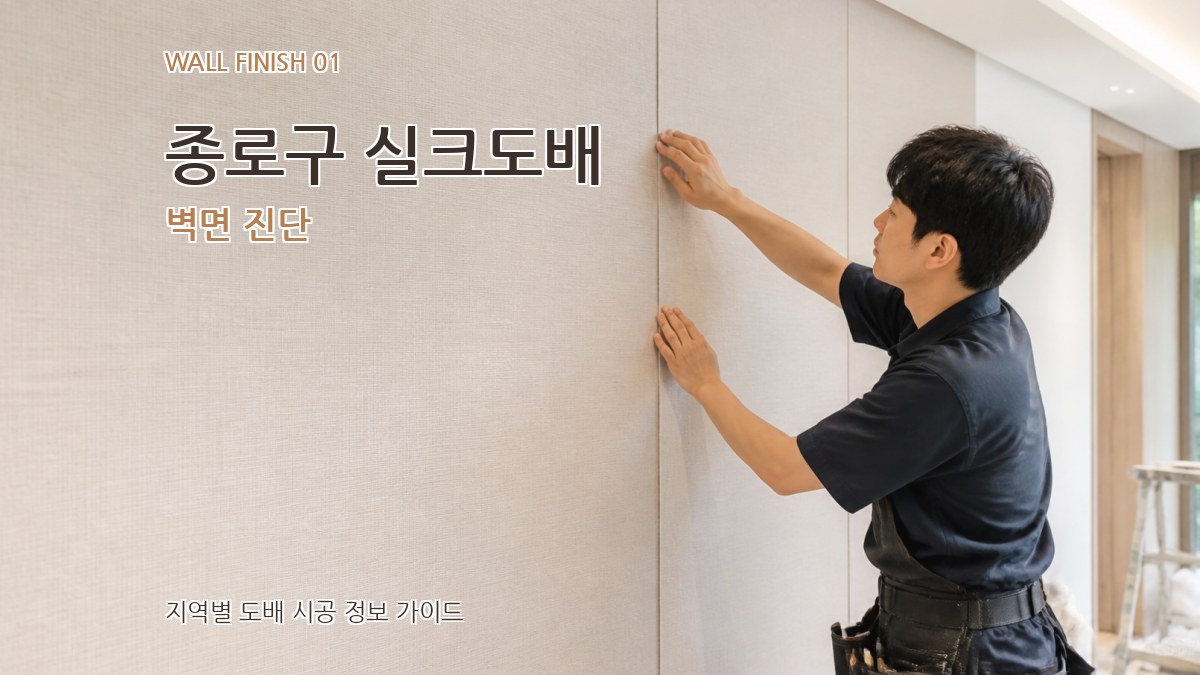 종로구 실크도배 벽면 진단