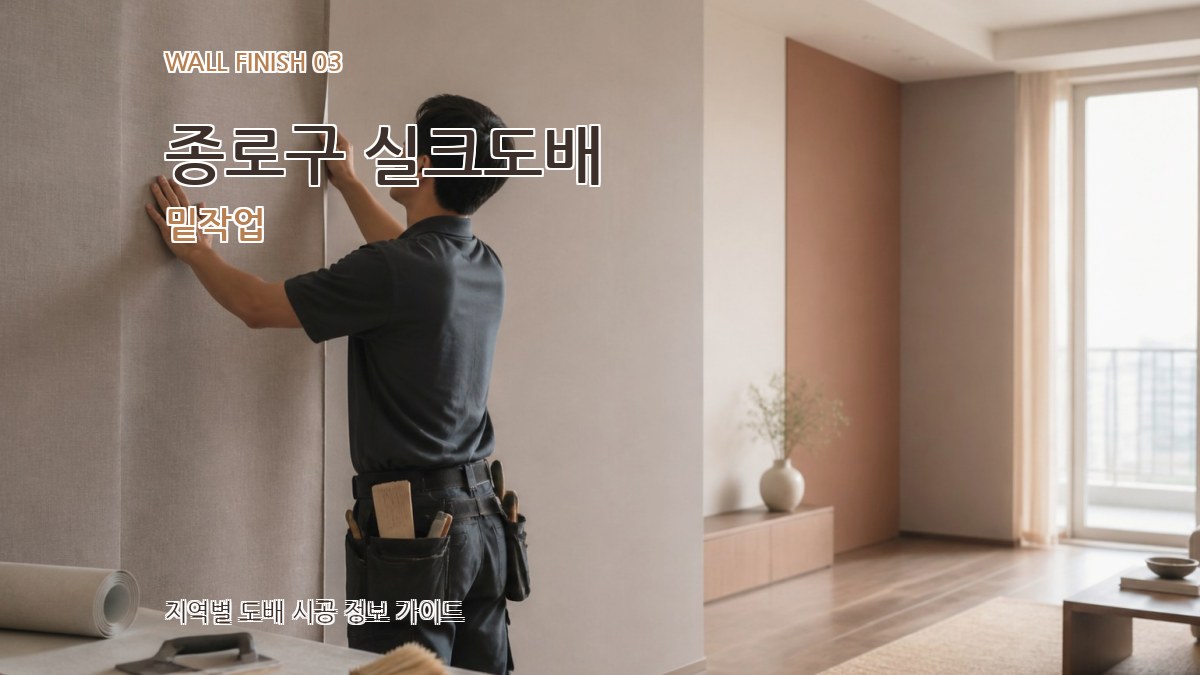종로구 실크도배 밑작업