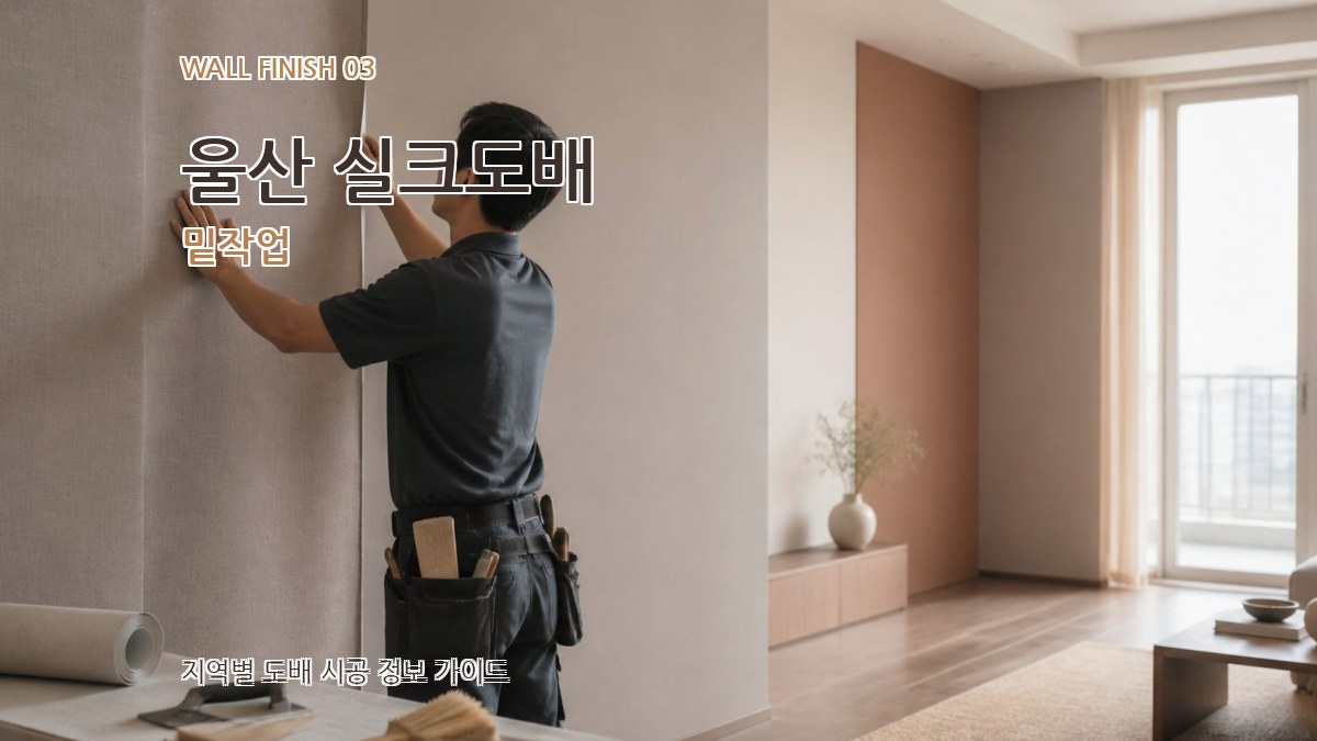 울산 실크도배 밑작업