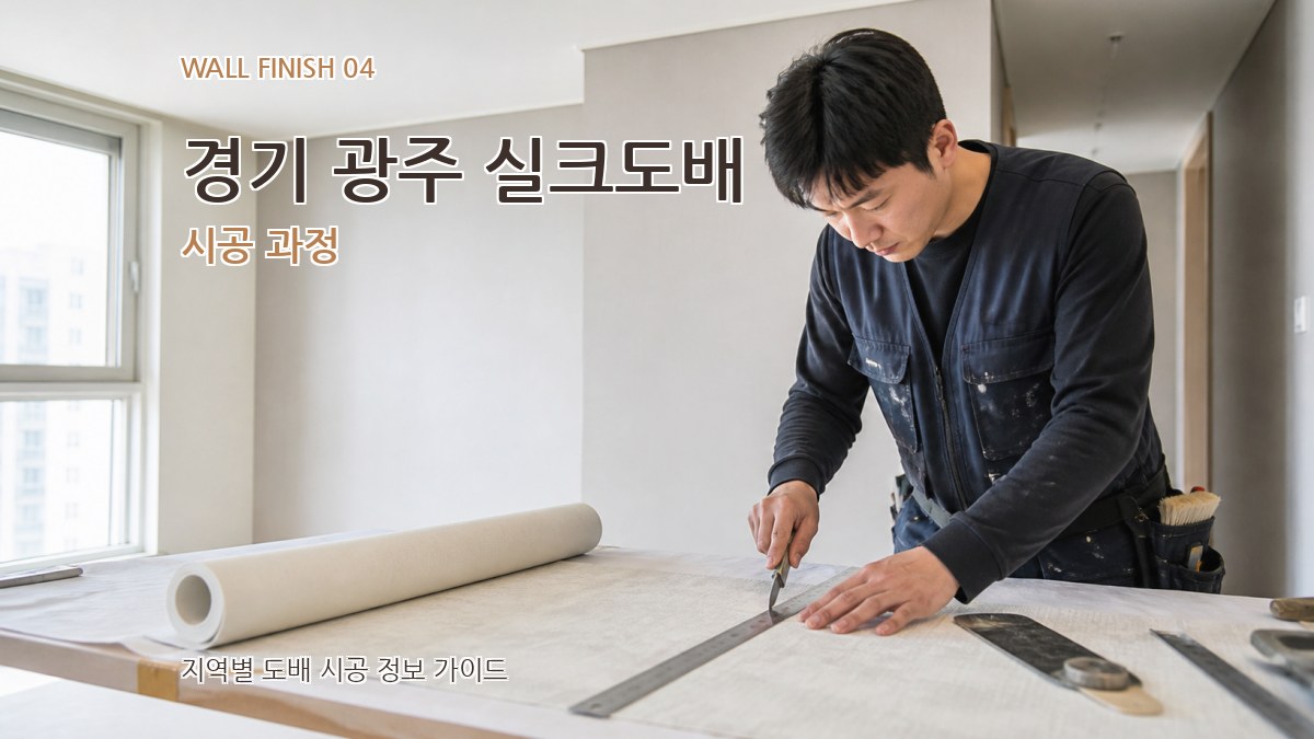 경기 광주 실크도배 시공 과정