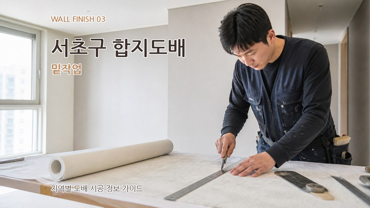 서초구 합지도배 밑작업