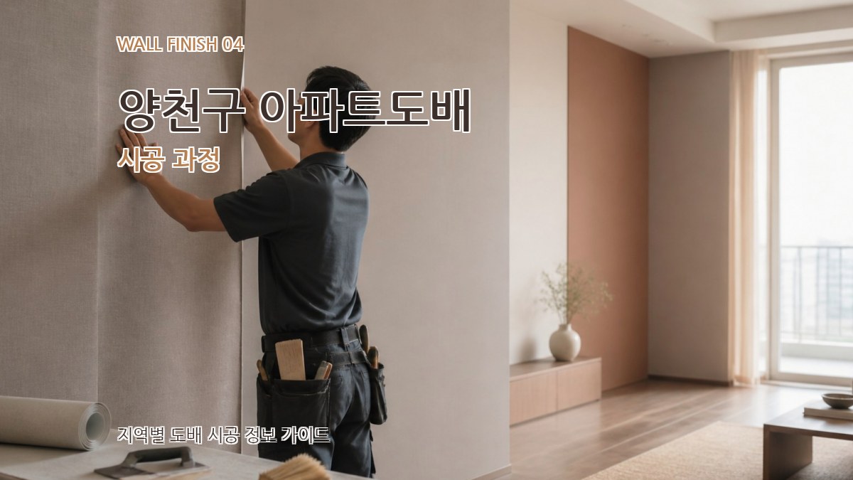 양천구 아파트도배 시공 과정