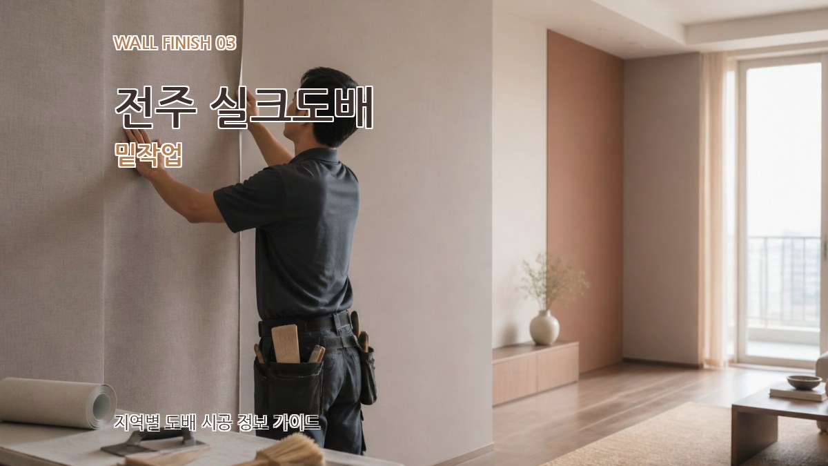전주 실크도배 밑작업