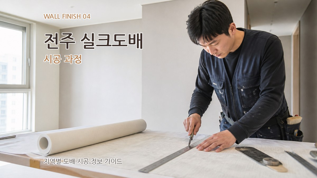 전주 실크도배 시공 과정