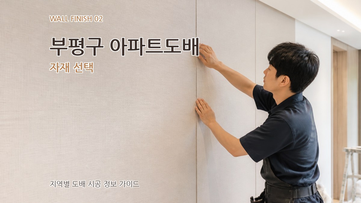 부평구 아파트도배 자재 선택