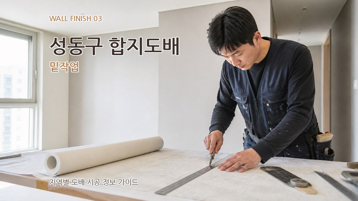성동구 합지도배 밑작업