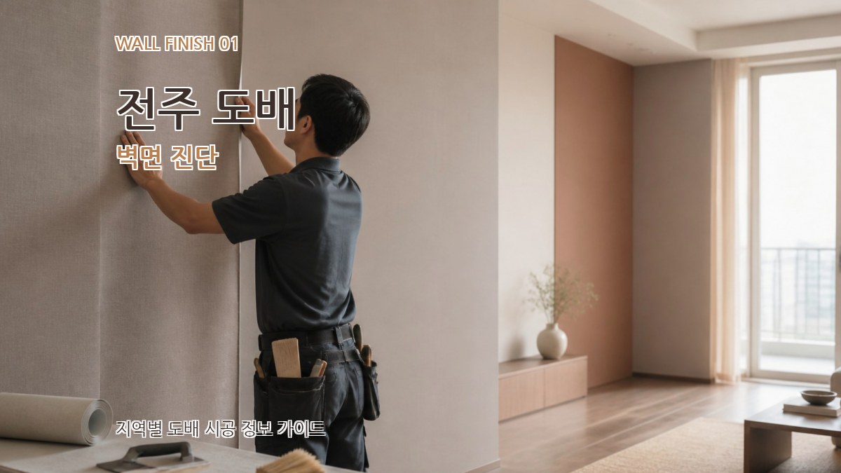 전주 도배 벽면 진단