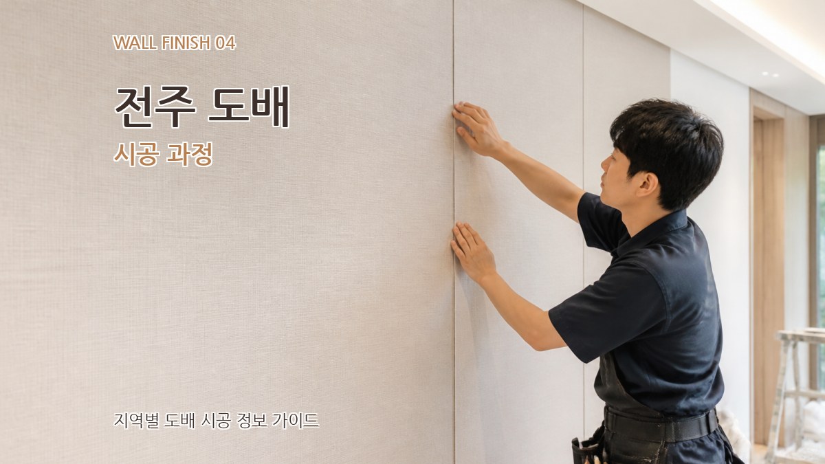 전주 도배 시공 과정