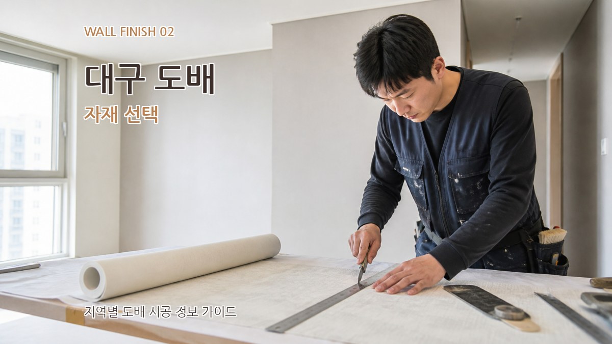 대구 도배 자재 선택