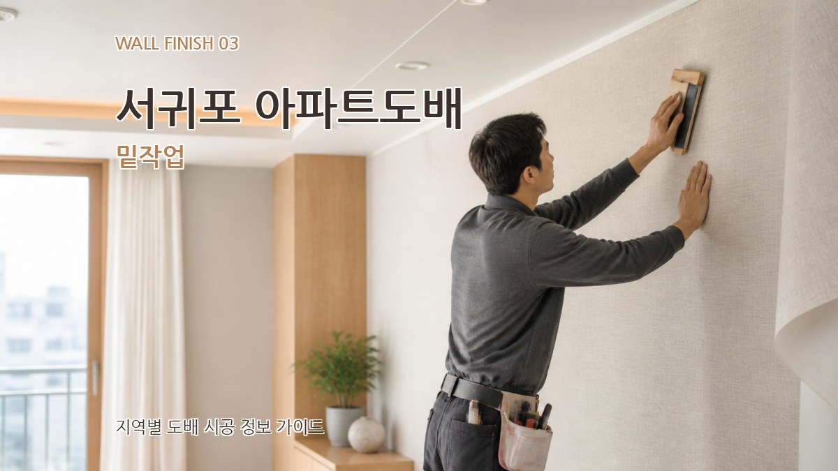 서귀포 아파트도배 밑작업