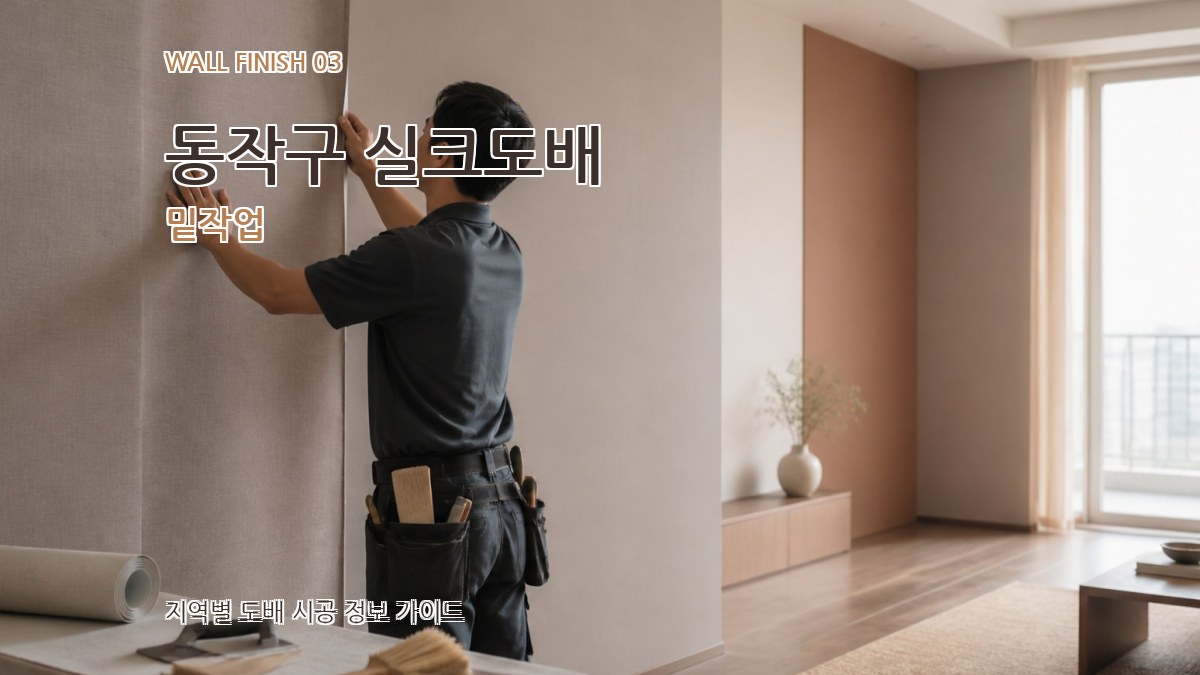 동작구 실크도배 밑작업
