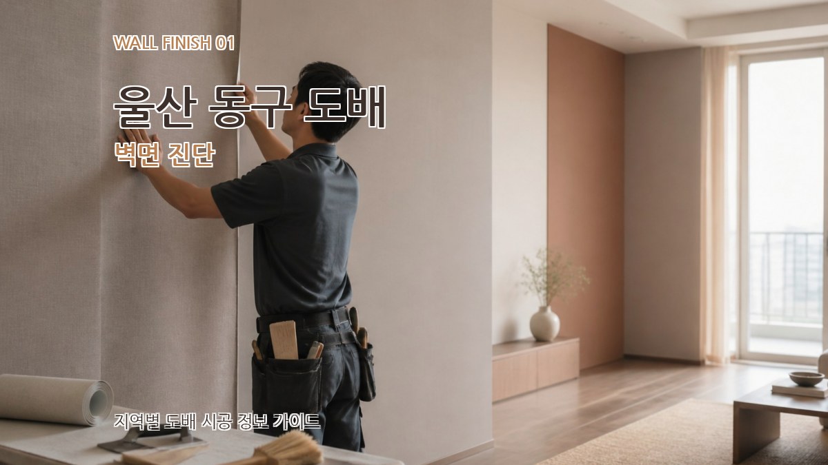 울산 동구 도배 벽면 진단