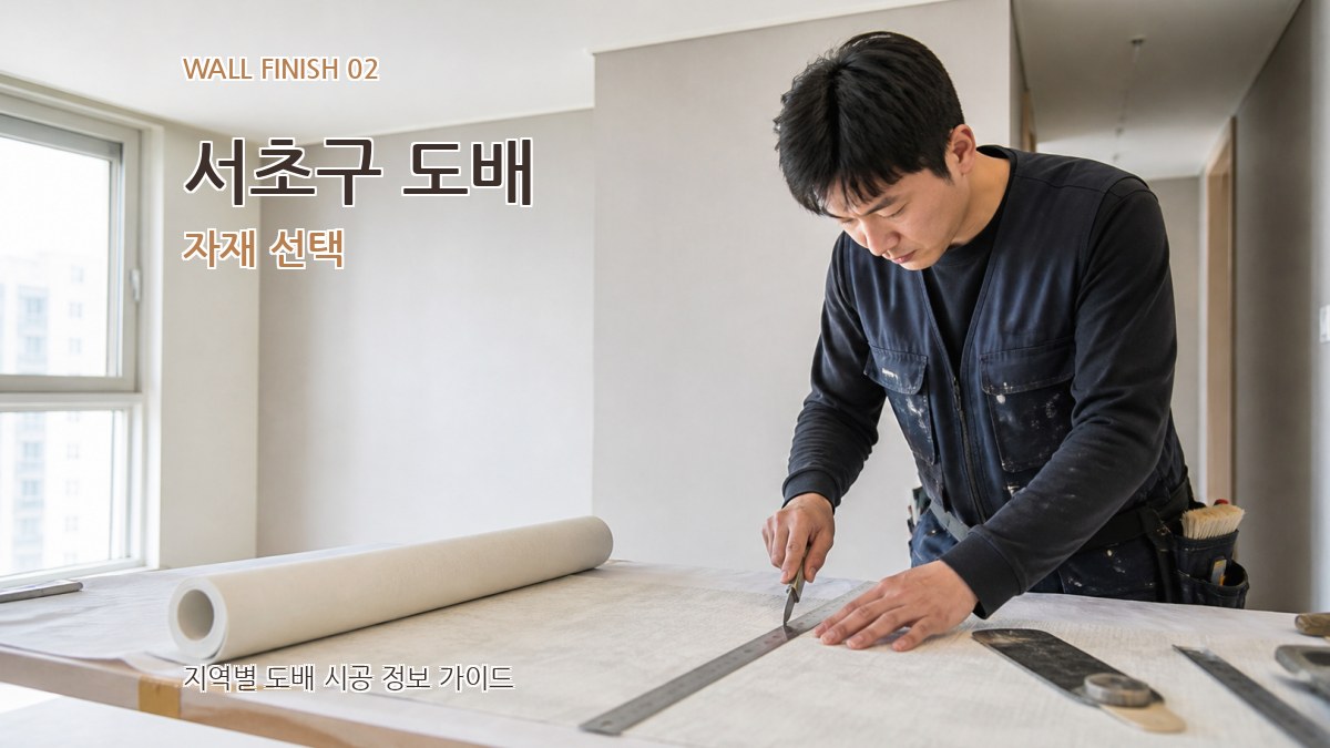 서초구 도배 자재 선택