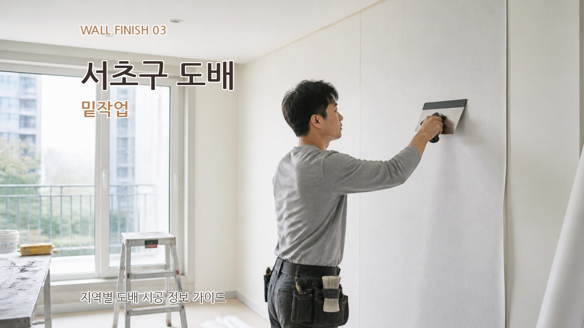 서초구 도배 밑작업