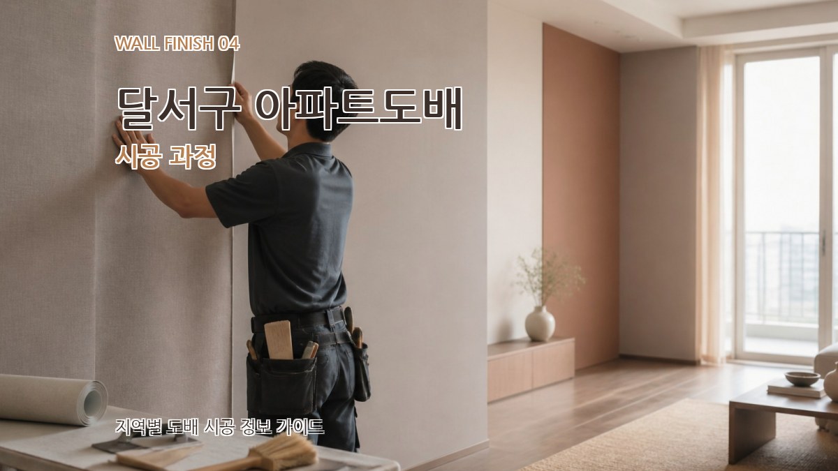 달서구 아파트도배 시공 과정