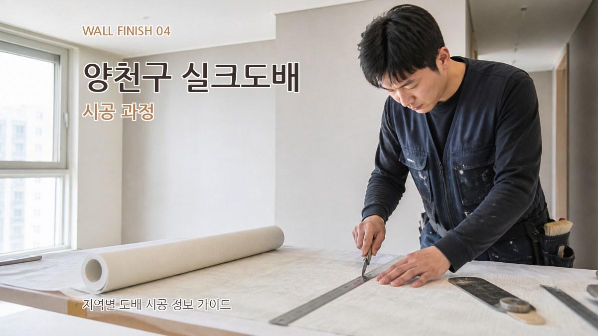 양천구 실크도배 시공 과정