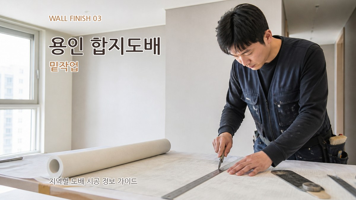 용인 합지도배 밑작업