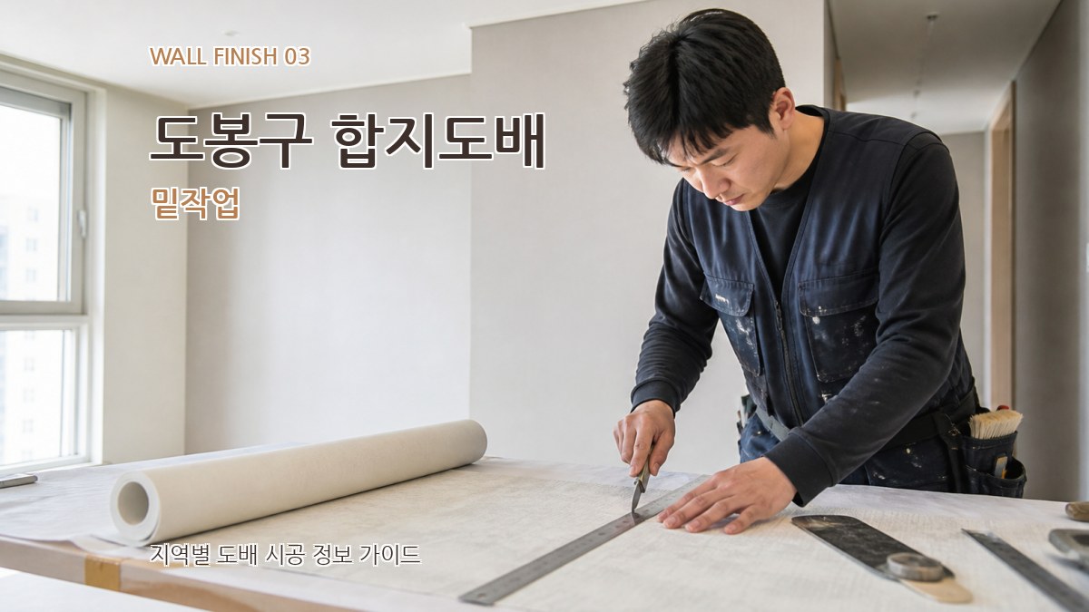 도봉구 합지도배 밑작업