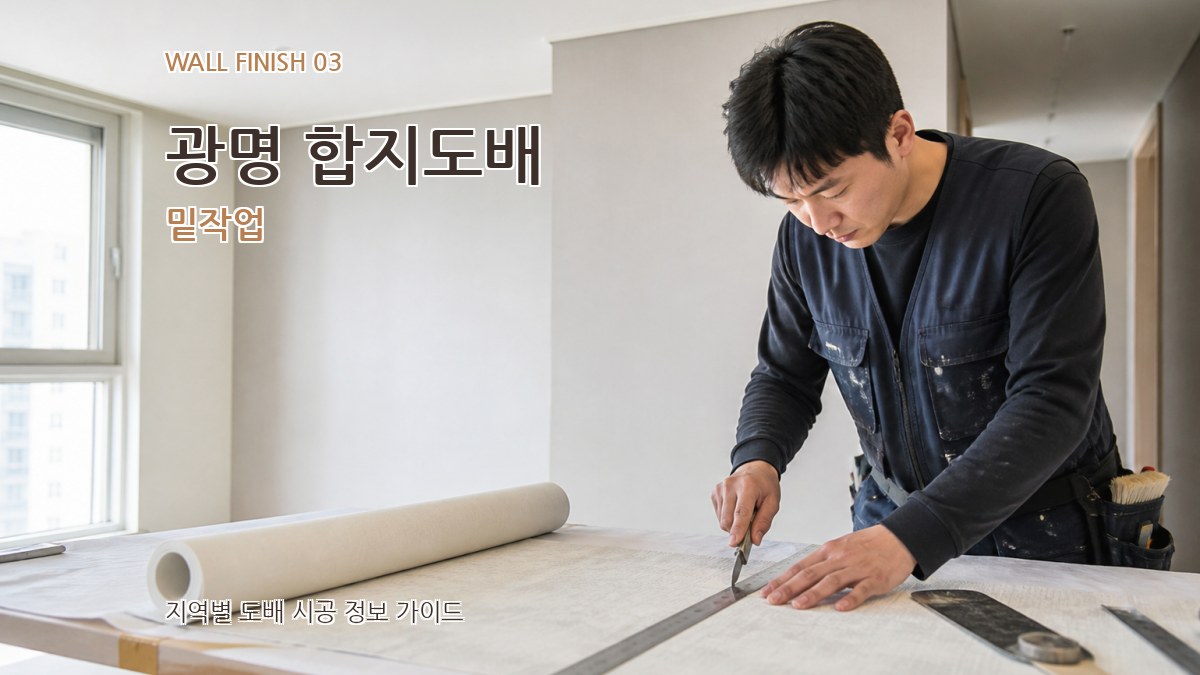 광명 합지도배 밑작업