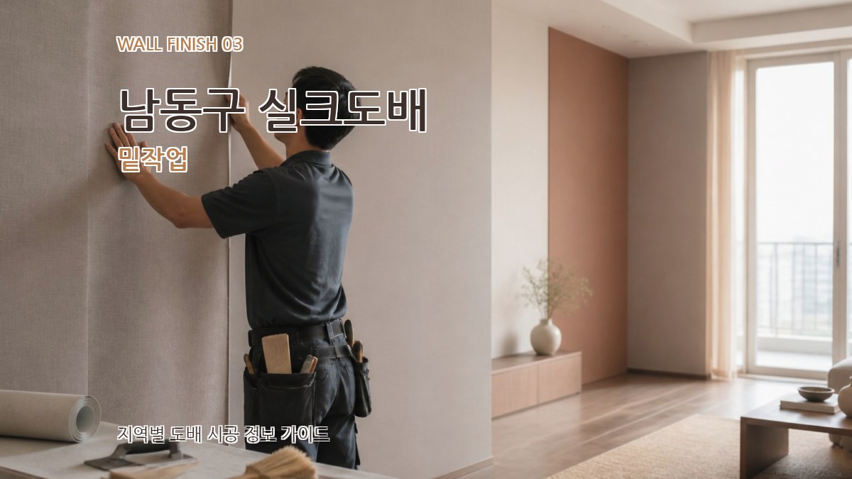 남동구 실크도배 밑작업
