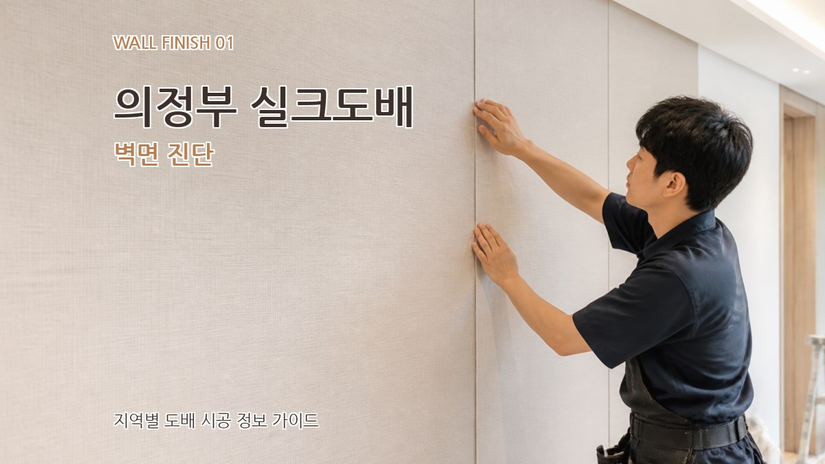 의정부 실크도배 벽면 진단
