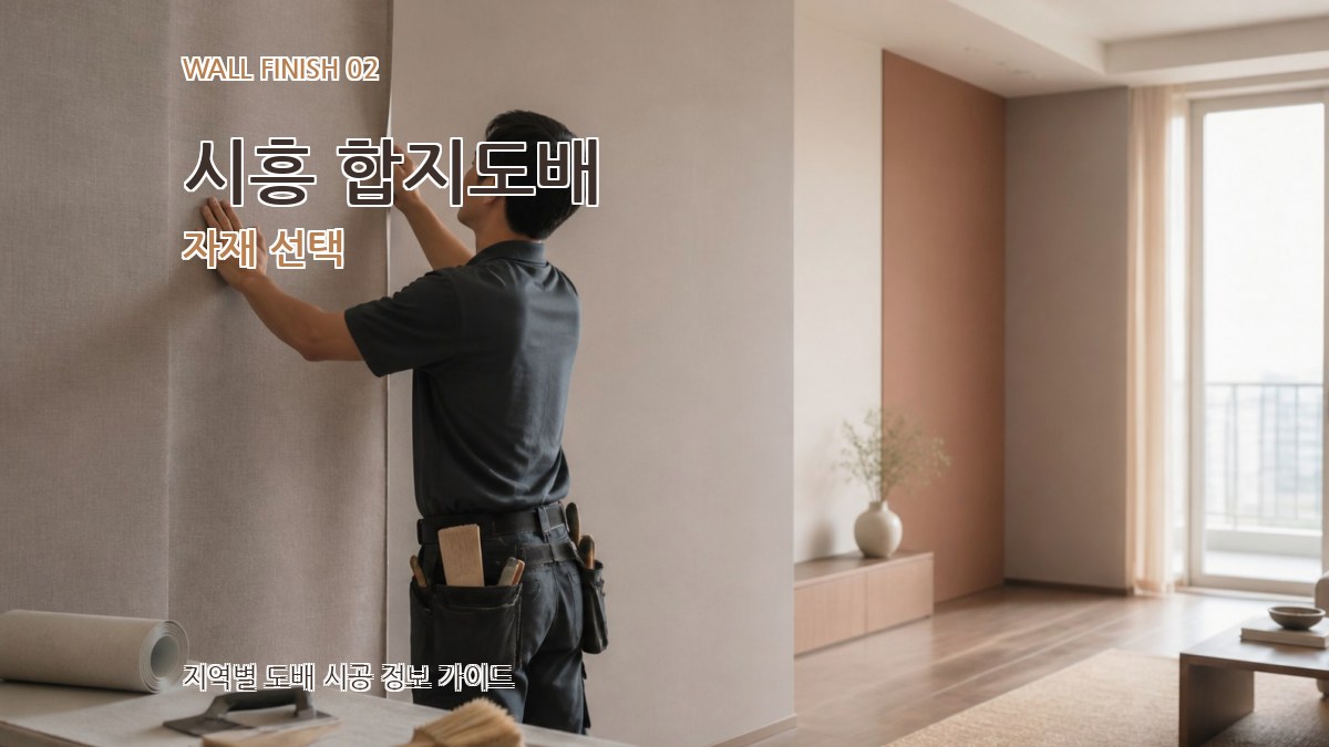 시흥 합지도배 자재 선택