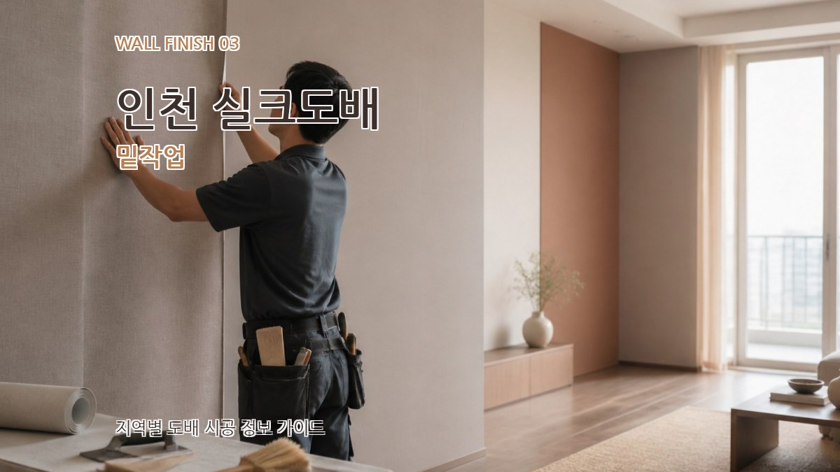 인천 실크도배 밑작업