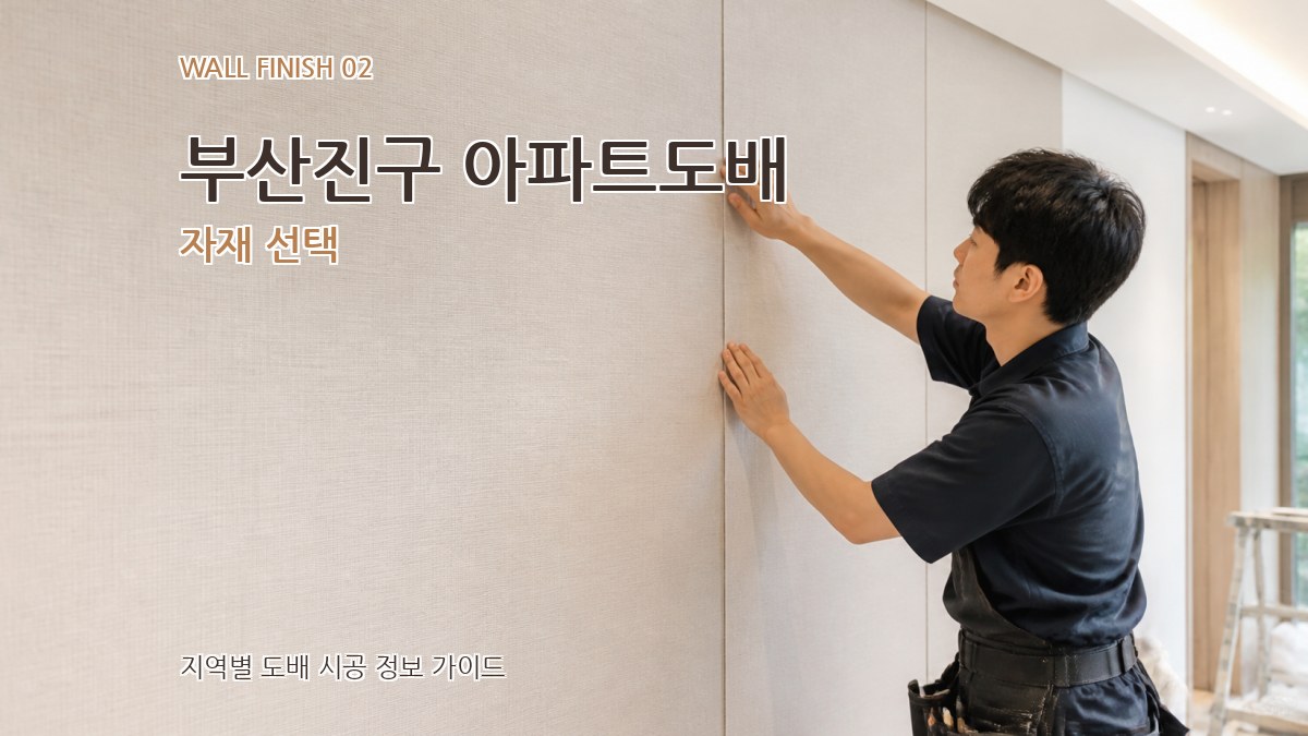 부산진구 아파트도배 자재 선택