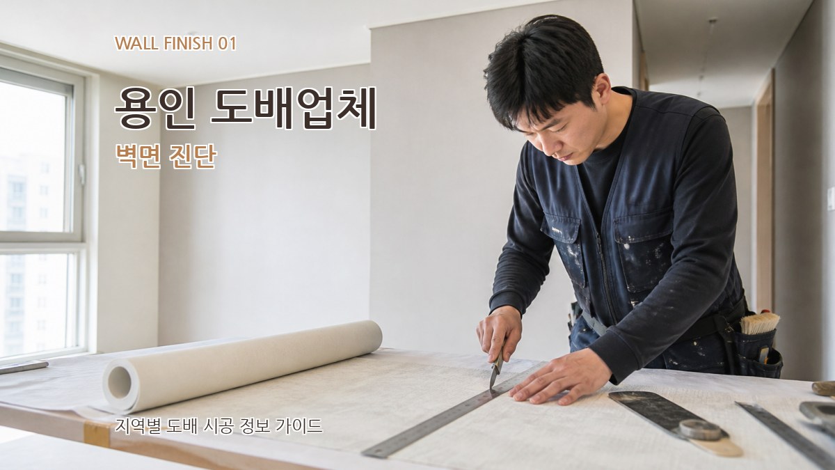 용인 도배업체 벽면 진단