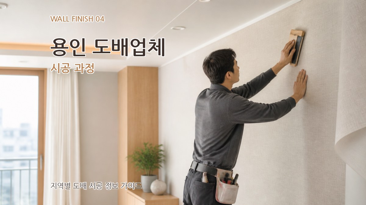 용인 도배업체 시공 과정