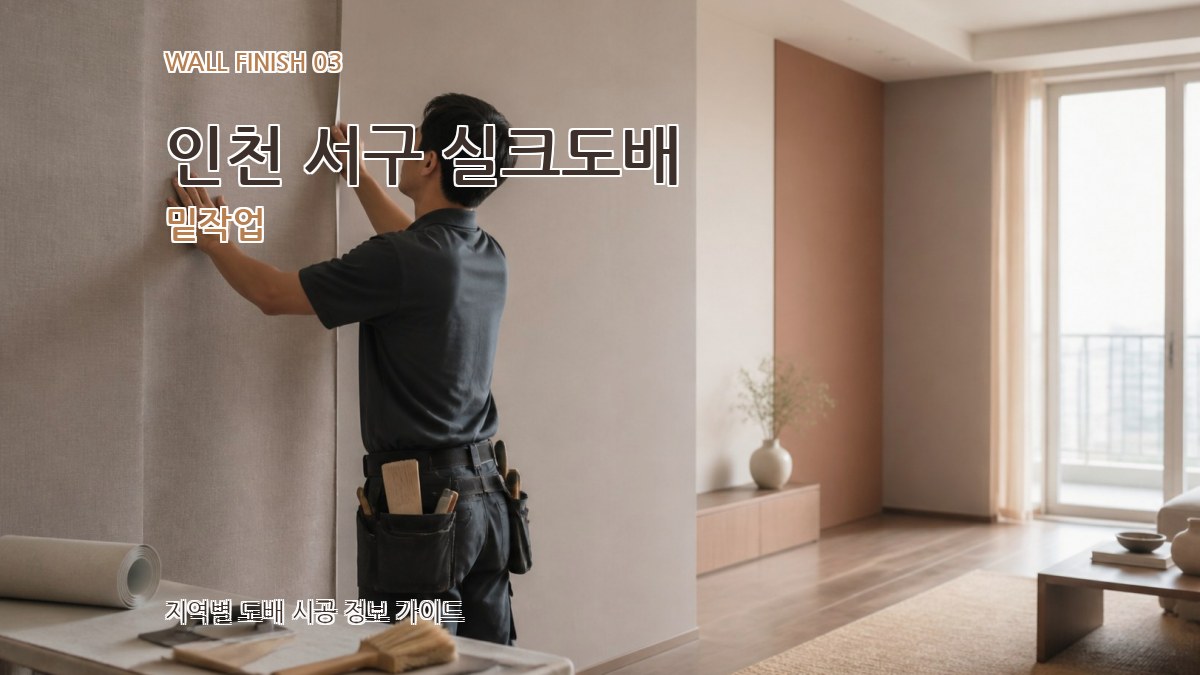 인천 서구 실크도배 밑작업