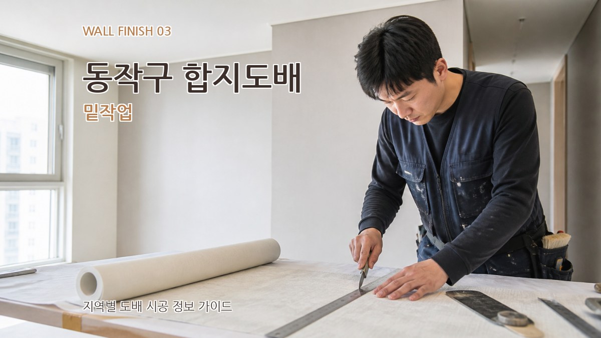 동작구 합지도배 밑작업