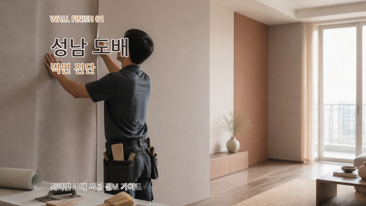 성남 도배 벽면 진단