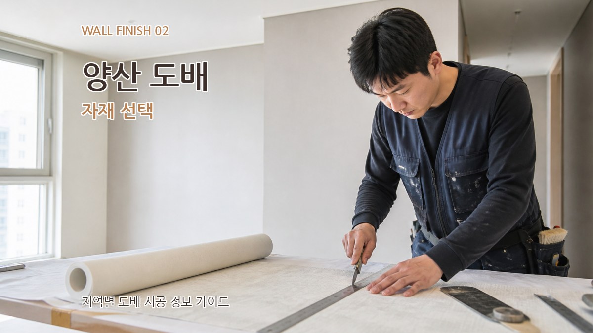 양산 도배 자재 선택