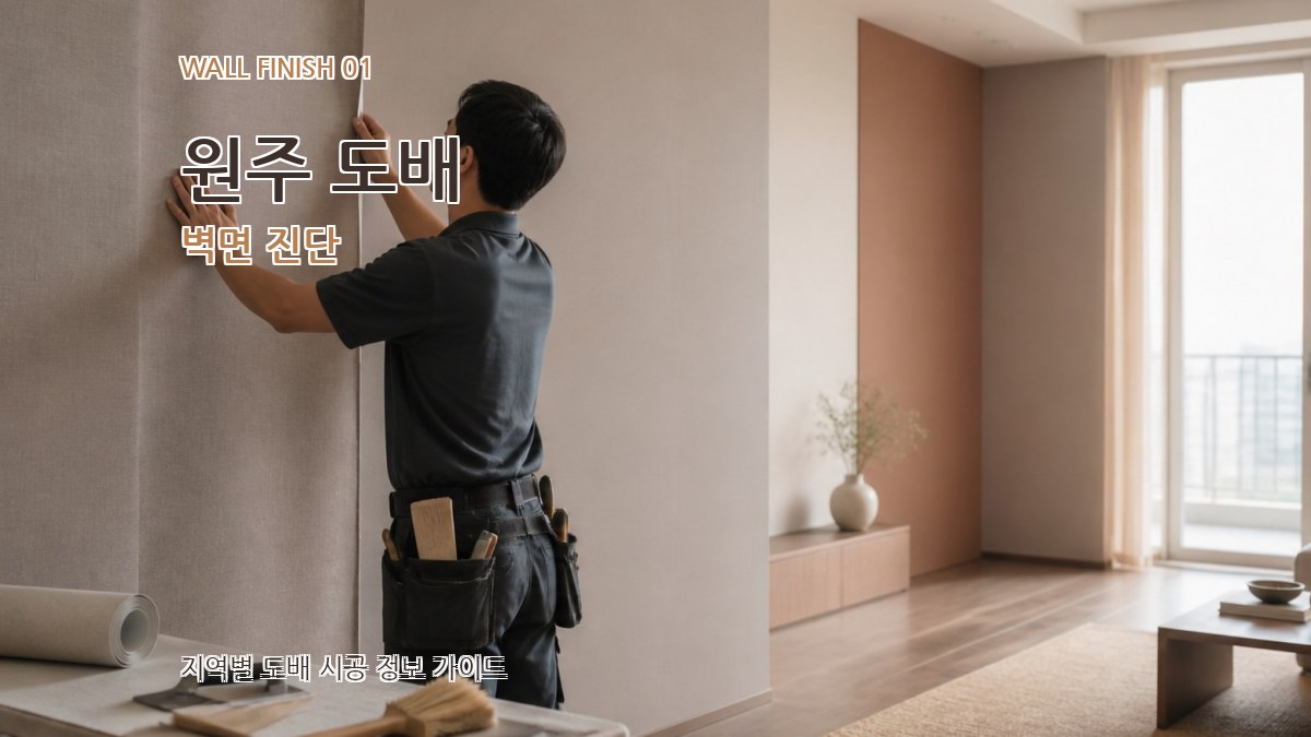 원주 도배 벽면 진단