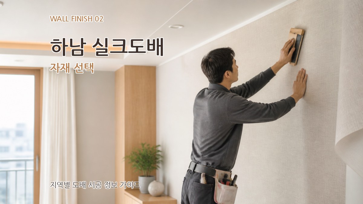 하남 실크도배 자재 선택