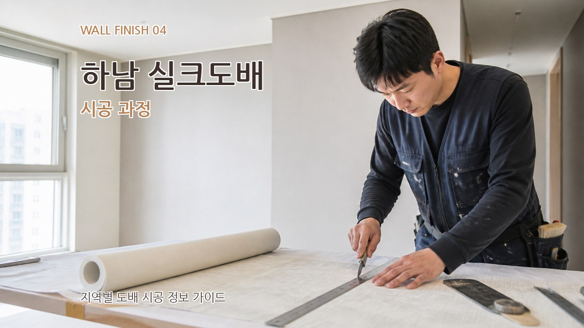 하남 실크도배 시공 과정