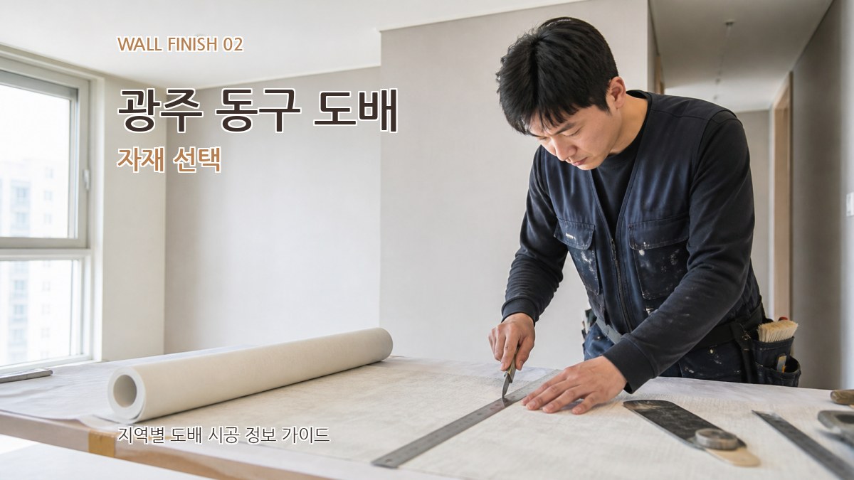광주 동구 도배 자재 선택