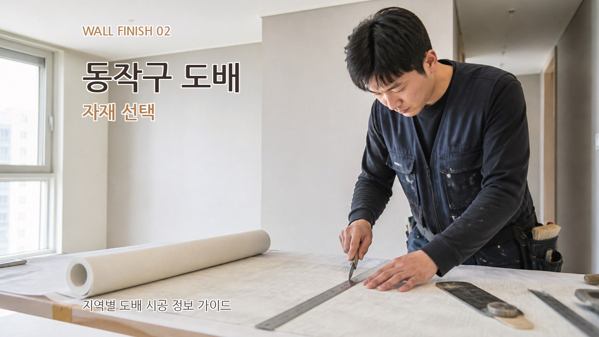 동작구 도배 자재 선택