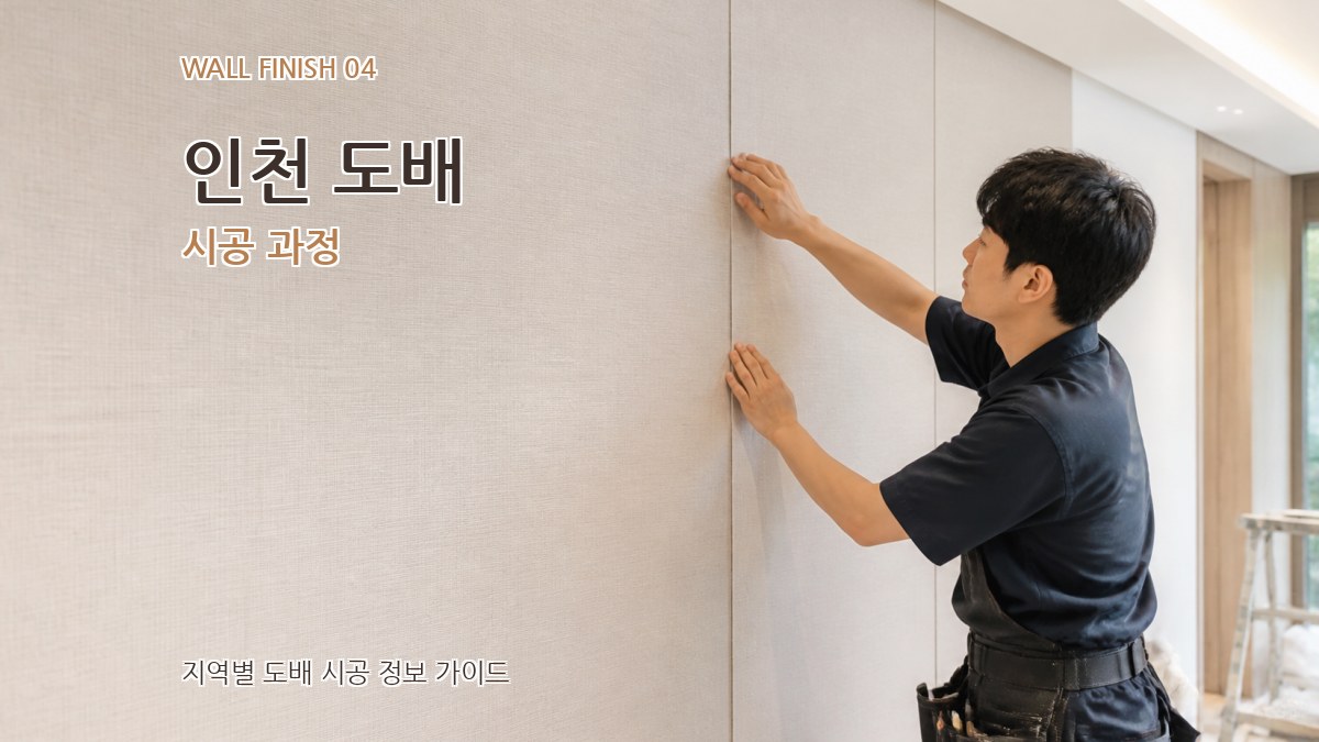 인천 도배 시공 과정