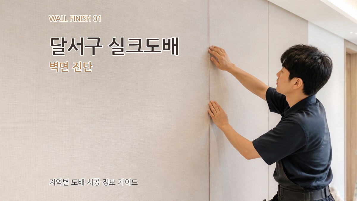 달서구 실크도배 벽면 진단
